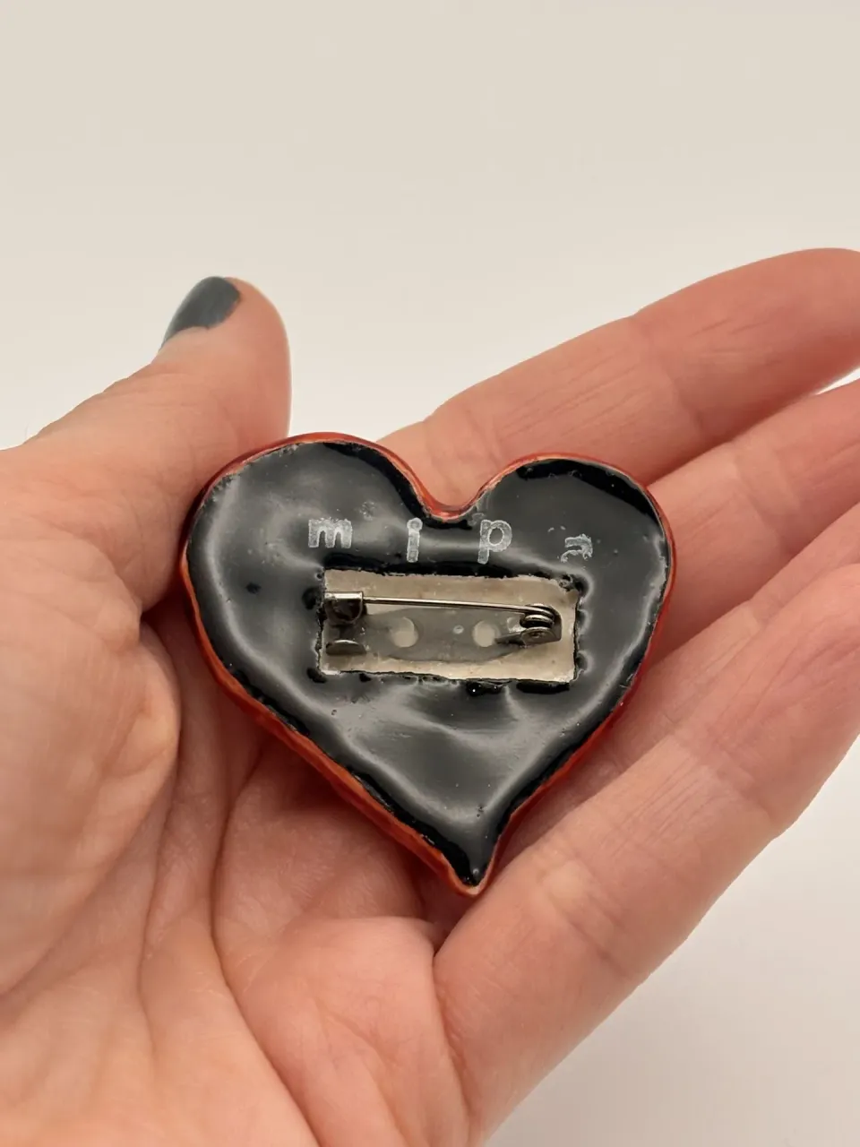 Heart shape pin (#1), photo 4