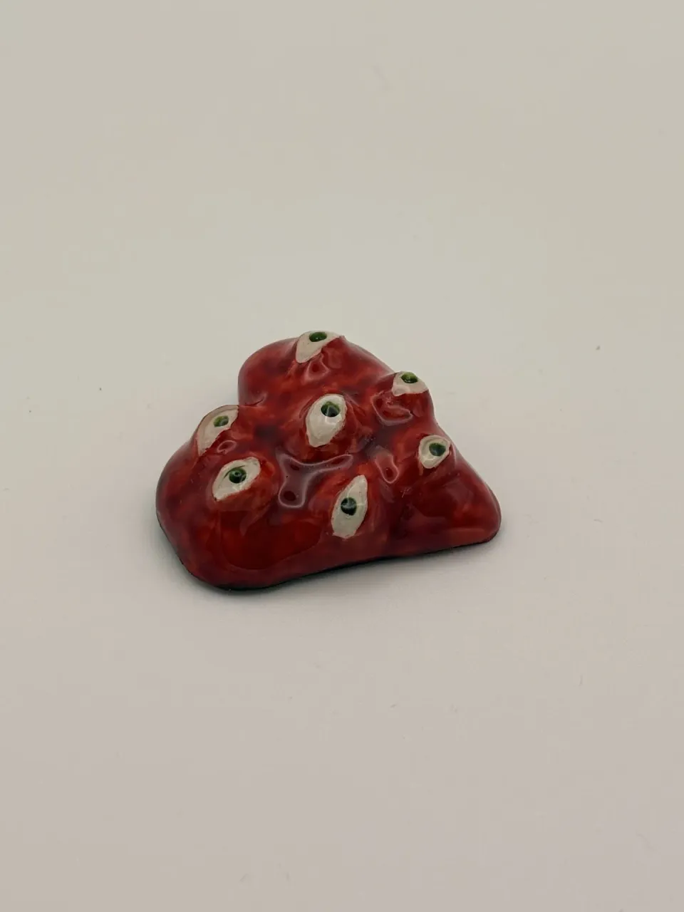 Heart shape pin with eyes (#2), photo 5