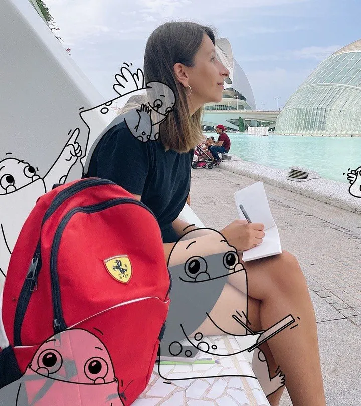 Anastasia Druzhininskaya, illustrator in Barcelona